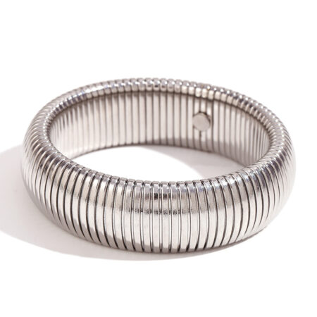 bracelet silver Stretch Metal Bracelet