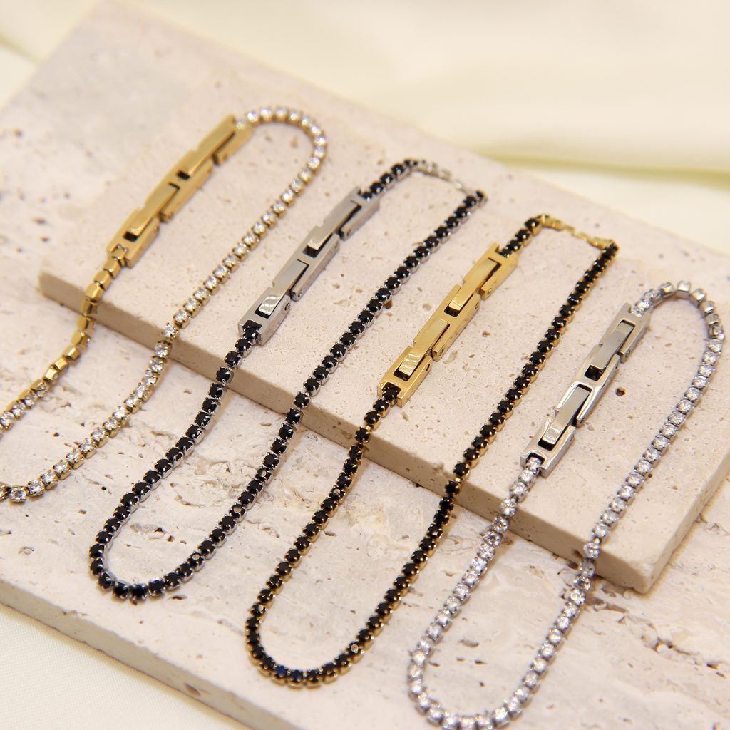 Stainless Steel Zircon Bracelet